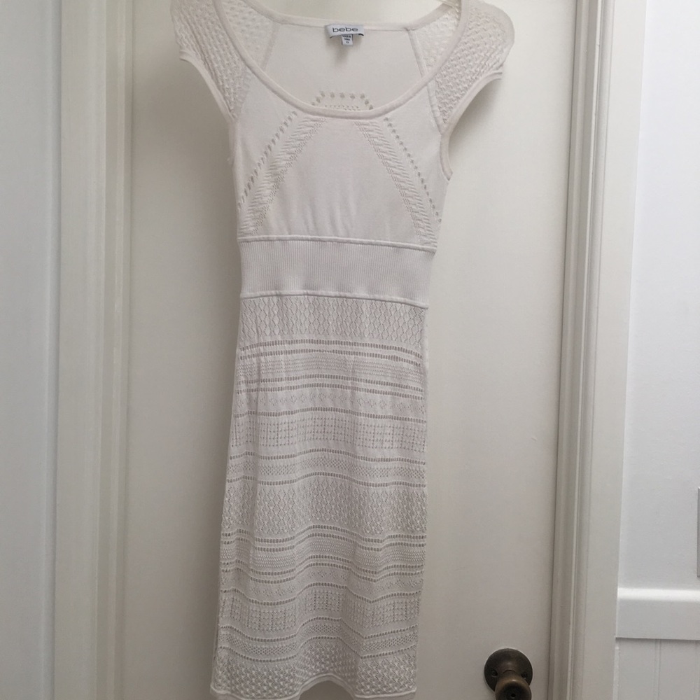 Bandage white BEBE dress